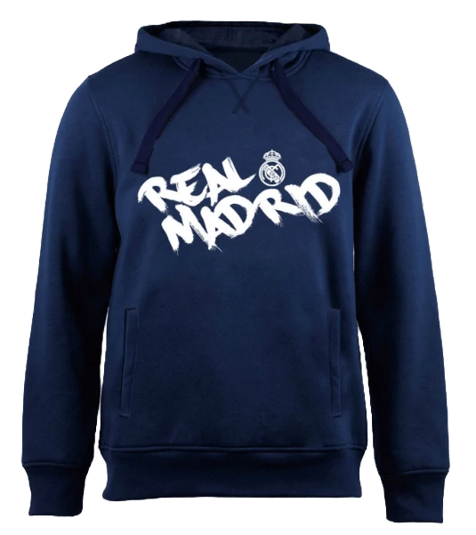 A Real Madrid minimalista kapucnis pulóvere - L