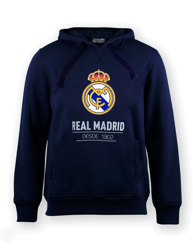 Real Madrid 1902 kapucnis, belebújós pulóver - XL