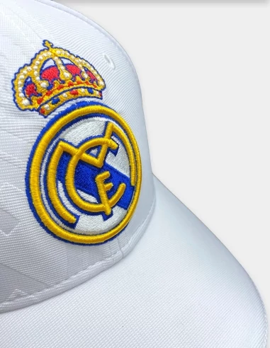 Habfehér Real Madrid baseball sapka - gyerek
