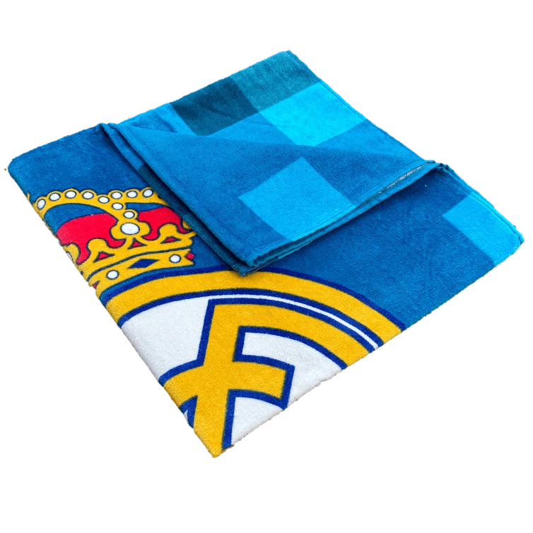 Azúrkék Real Madrid törölköző