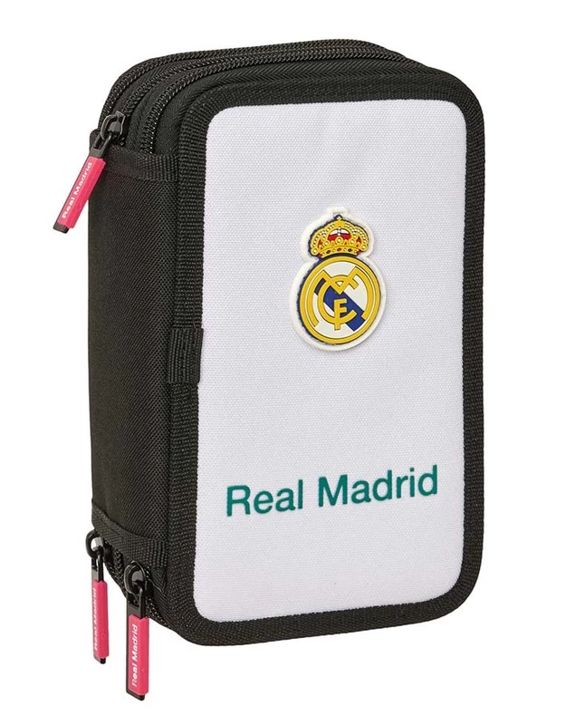 Real Madrid 2026-27-es emeletes 3 rekeszes tolltartó - töltött