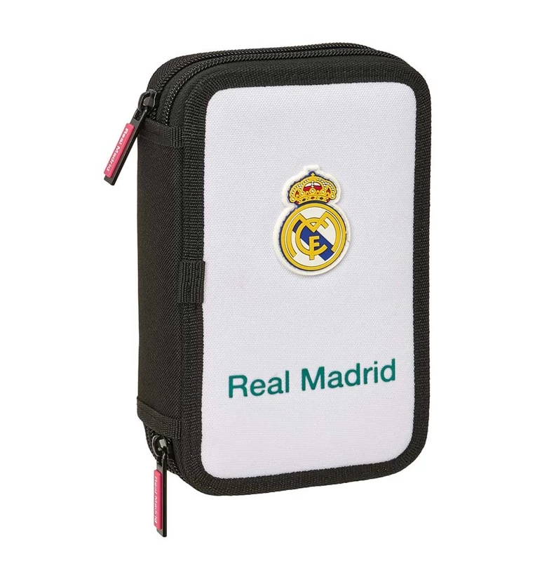 Real Madrid 2026-27-es emeletes 2 rekeszes tolltartó - töltött