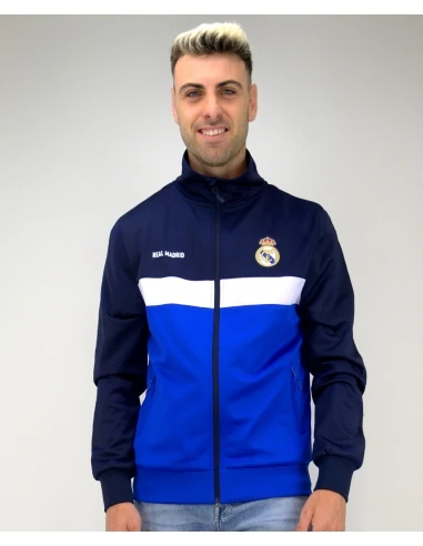 Madridista legendák sportos cipzáras pulóvere - 2XL