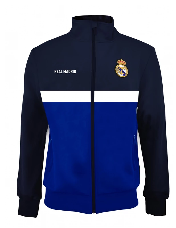 Madridista legendák sportos cipzáras pulóvere - 2XL