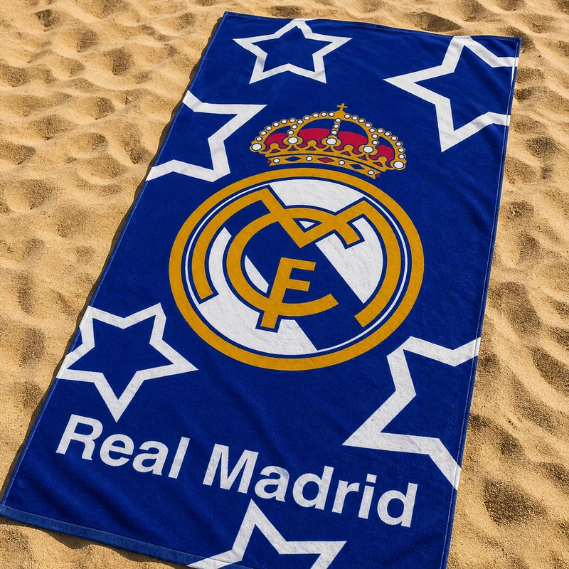Real Madrid sztárok törölközője - 2025-26 - csillagos