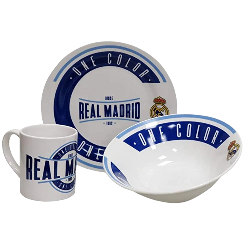 Real Madrid reggeliző készlet