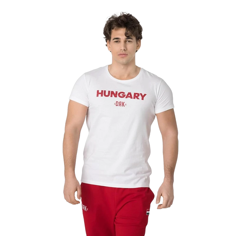 Magyarország hivatalos válogatott póló - fehér - M