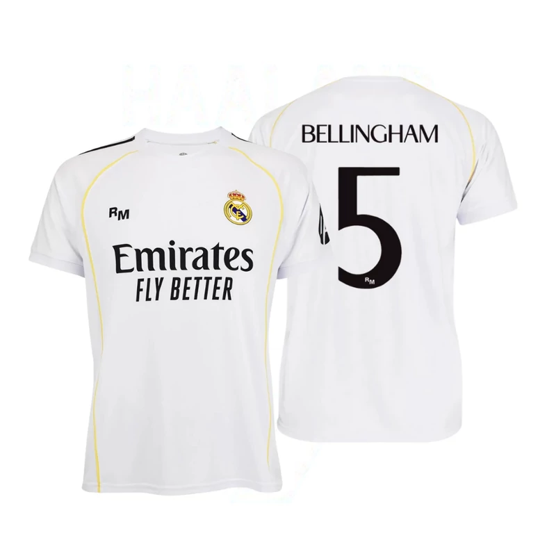 Real Madrid 2025-26 prémium hazai szurkolói mez, replika - Bellingham 5 - L