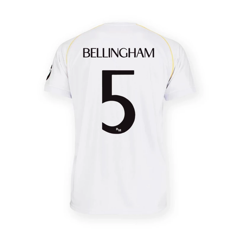 Real Madrid 2025-26 prémium hazai szurkolói mez, replika - Bellingham 5 - L