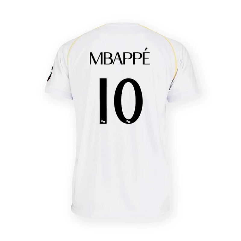 Real Madrid 2025-26 prémium hazai szurkolói mez, replika - Mbappé - 10 - L