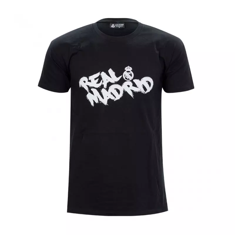 A Real Madrid minimalista pólója - fekete - XL