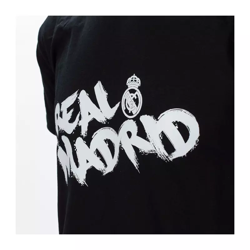 A Real Madrid minimalista pólója - fekete - 2XL