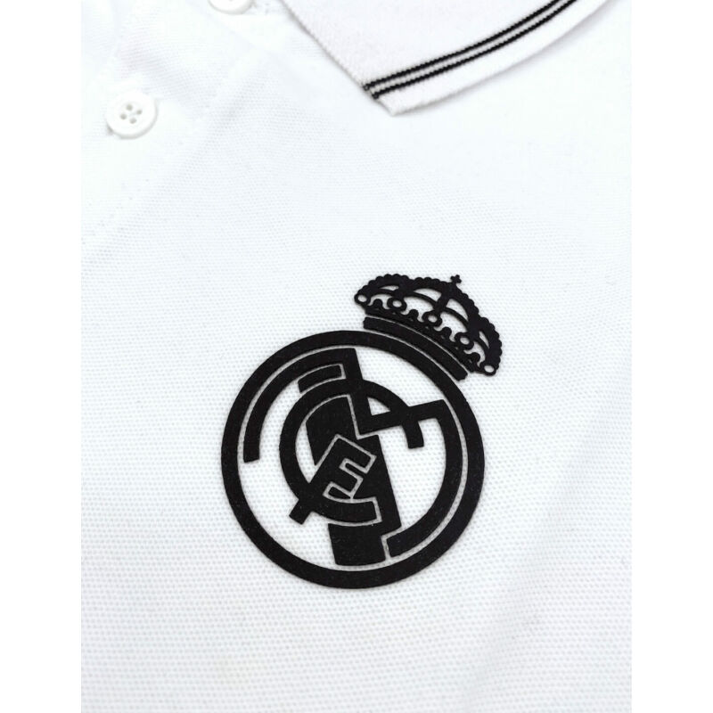 A habfehér Real Madrid galléros pólód - XL
