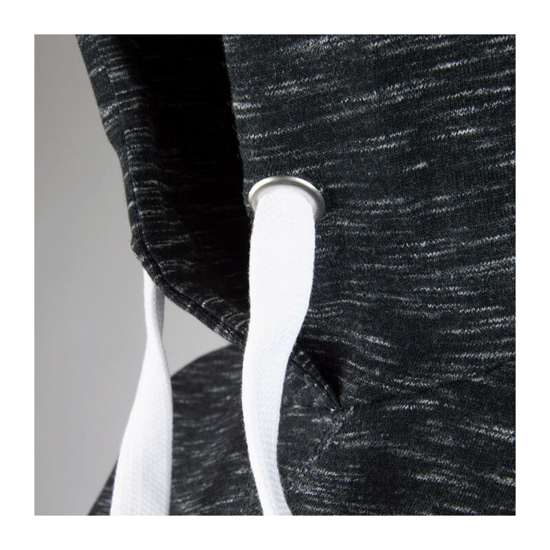 Női melange fekete madridista pulóver - XL