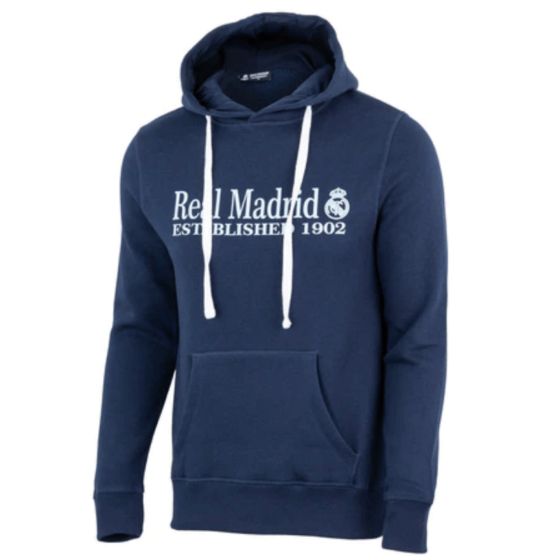 Real Madrid 1902 - kék kapucnis pulóver - M