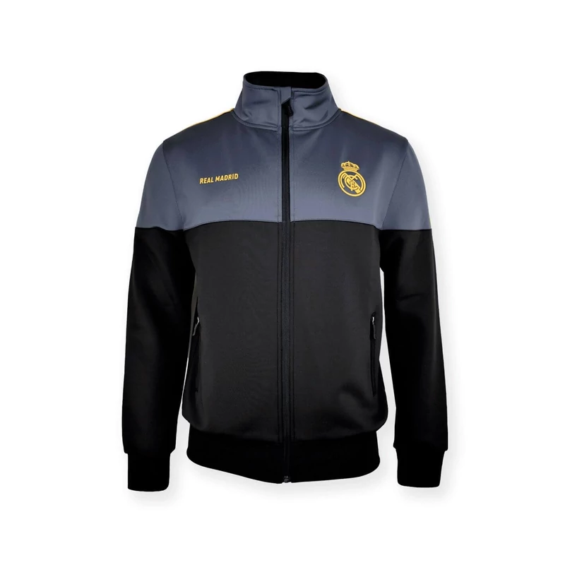 Stílusos madridista cipzáras gyerek pulóver - 8 éves