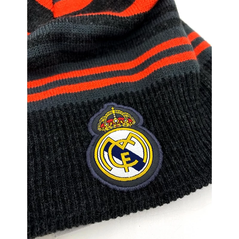 A csíkos Real Madrid téli sapkád - gyerek