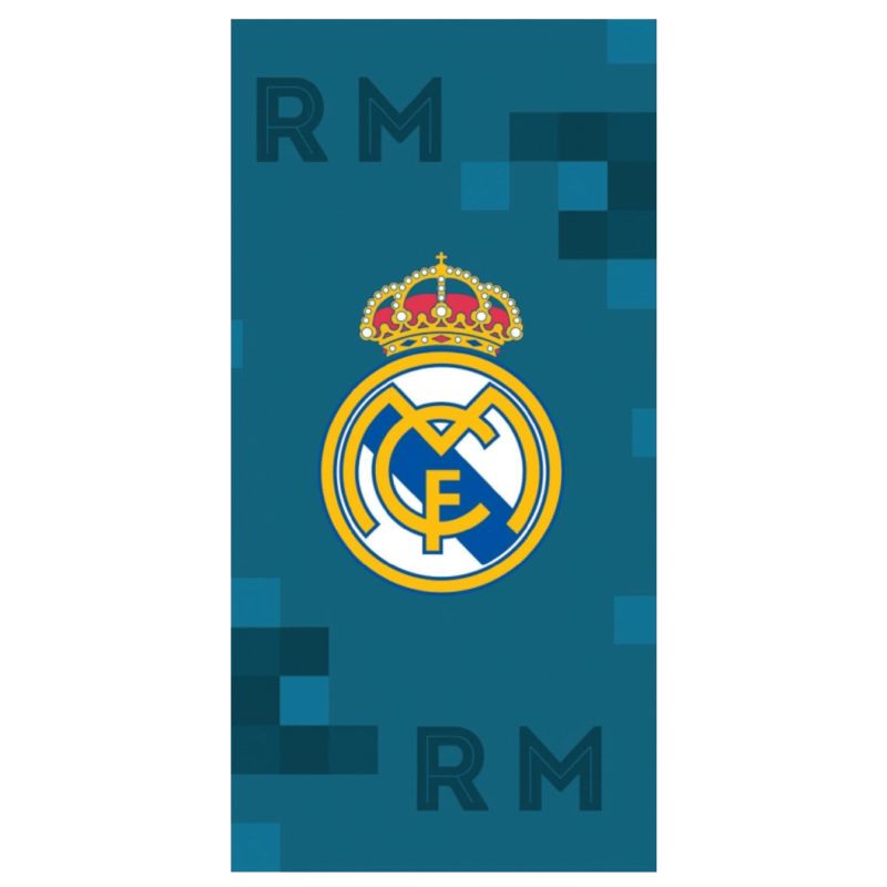 Azúrkék Real Madrid törölköző