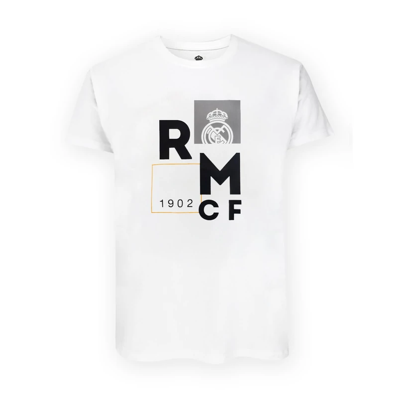 A Real Madrid modern fehér pólója - S