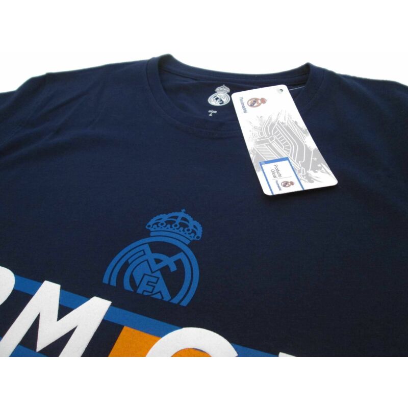 Tengerkék 'RMCF' Real Madrid póló - S
